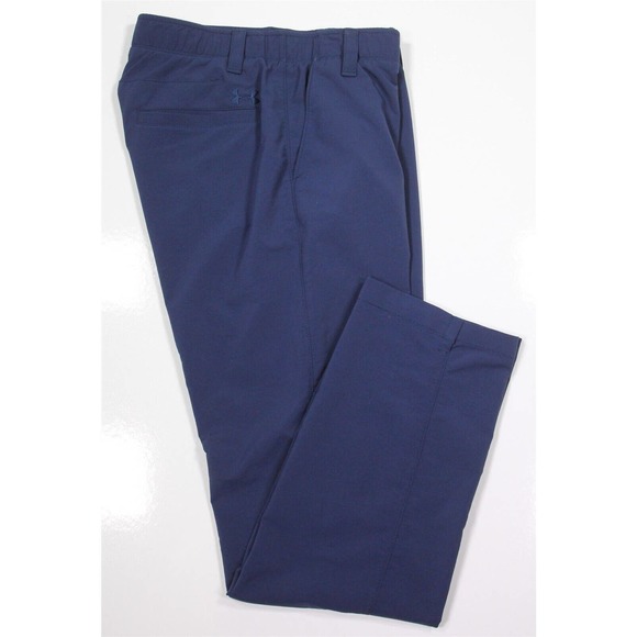 Under Armour Pants Under Armour Loose Dark Royal Blue Flat Front
